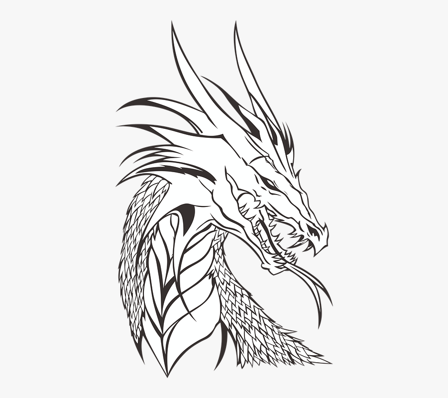 On The Breath Of - Cool Easy Dragon Drawing, Transparent Clipart