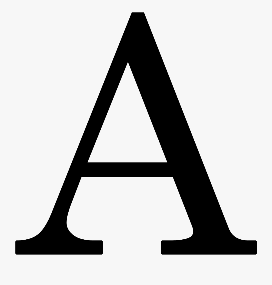 Art,symbol - Letter A Clear Background, Transparent Clipart