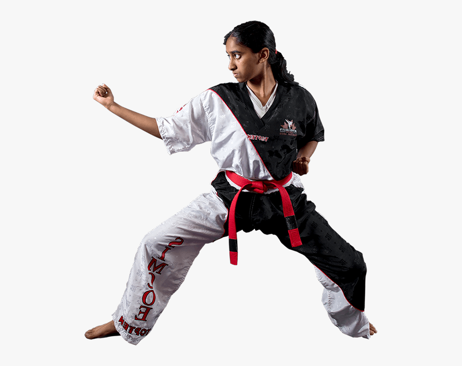 Universal Martial Arts Chandigarh - Karate Girl Png, Transparent Clipart