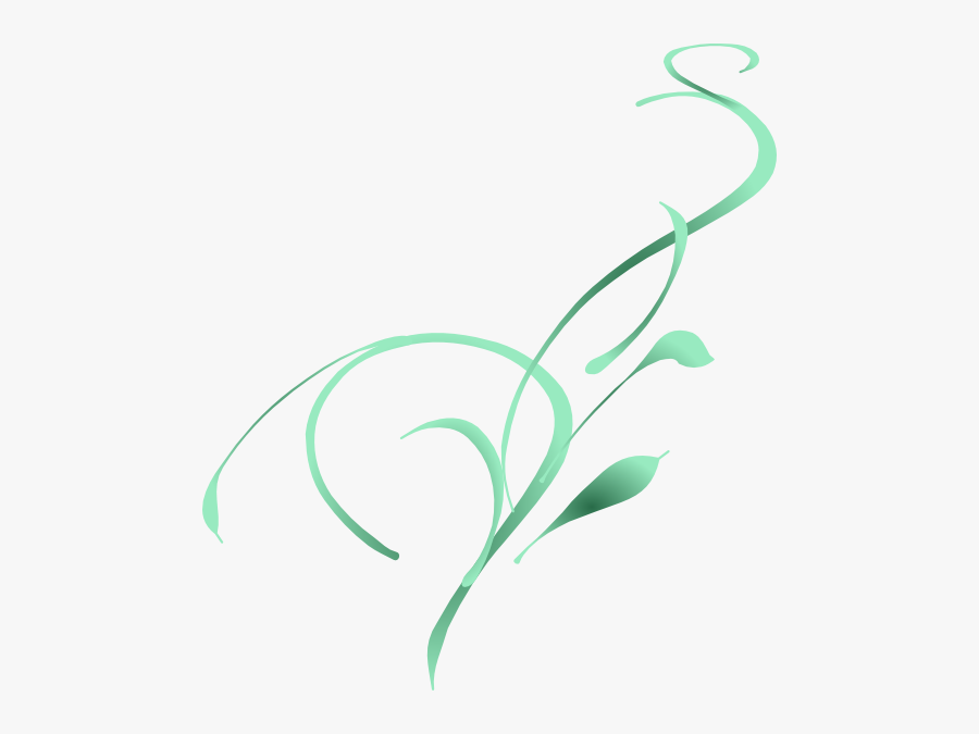 Swirl Green Svg Clip Arts, Transparent Clipart