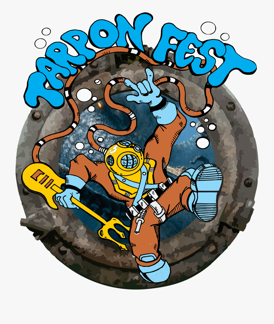 Tarpon Fest - Illustration, Transparent Clipart