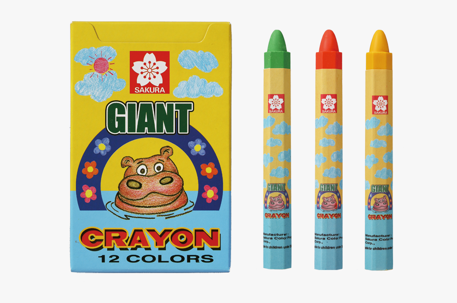 Transparent Yellow Crayon Clipart - 櫻花 牌 蠟筆, Transparent Clipart