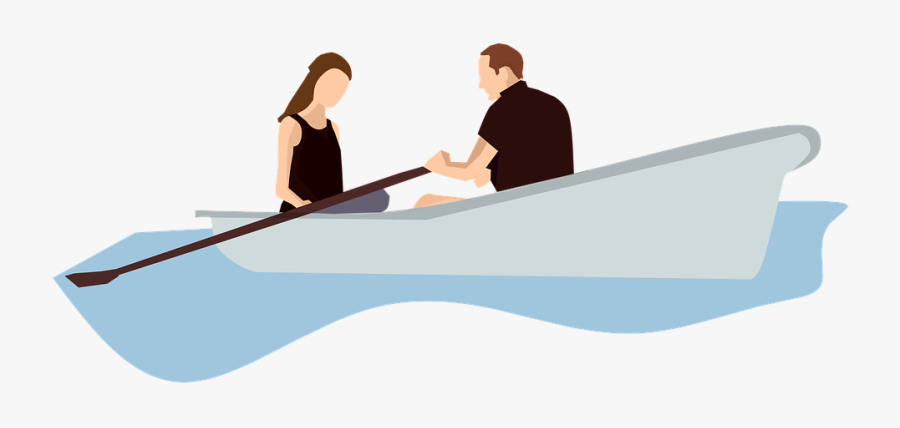 Boat With Person Transparent, Transparent Clipart