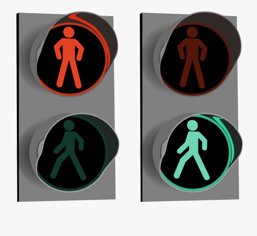 Traffic Light,traffic Sign,sign - Traffic Light Pedestrian Png, Transparent Clipart