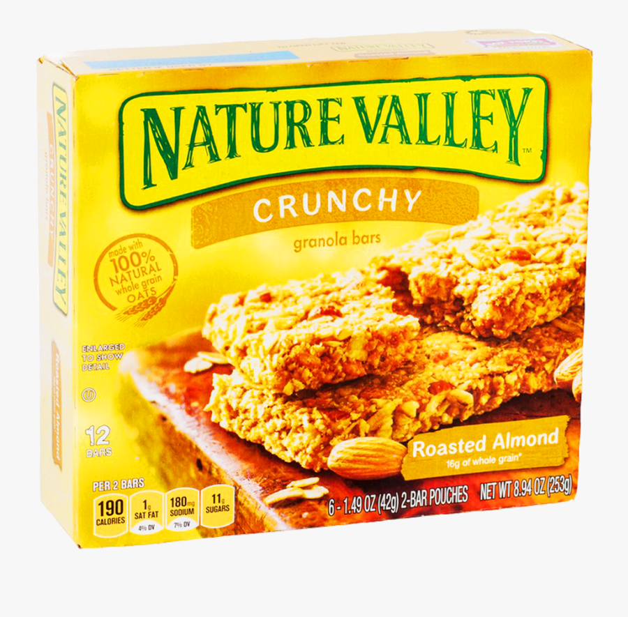 Nature Valley Crunchy Granola 12 Bars 253 Gm - Nature Valley Crunchy Almond, Transparent Clipart