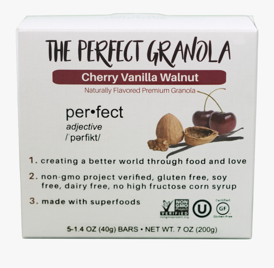 Cherry Vanilla Walnut Granola Bars - Natural Foods, Transparent Clipart