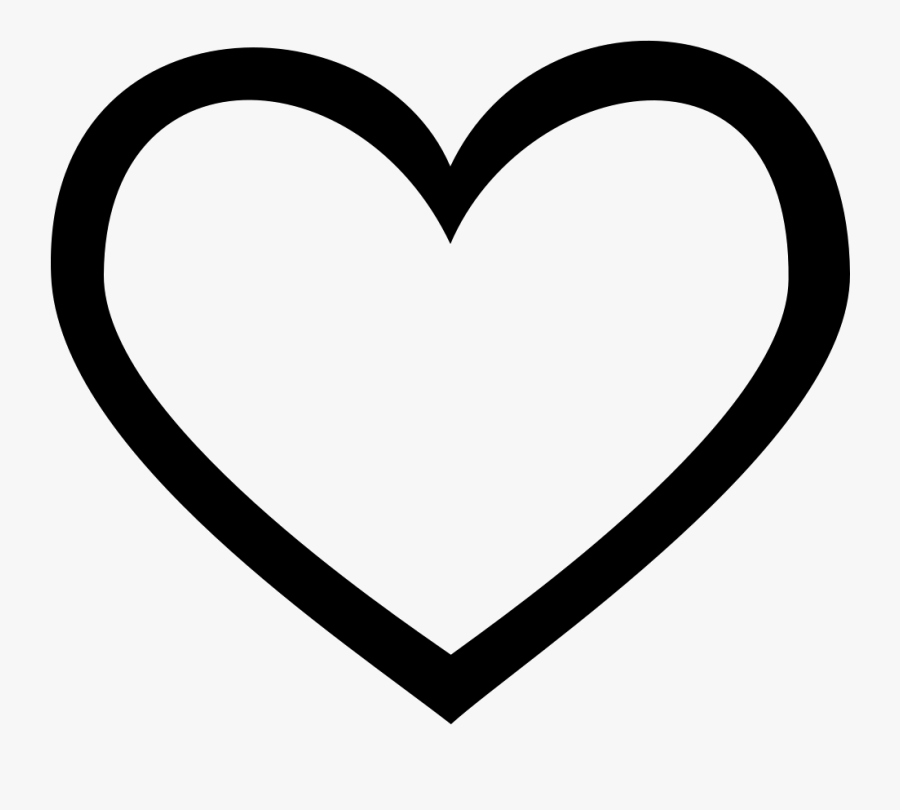 Heart, Png Line - Heart Line Icon Png, Transparent Clipart
