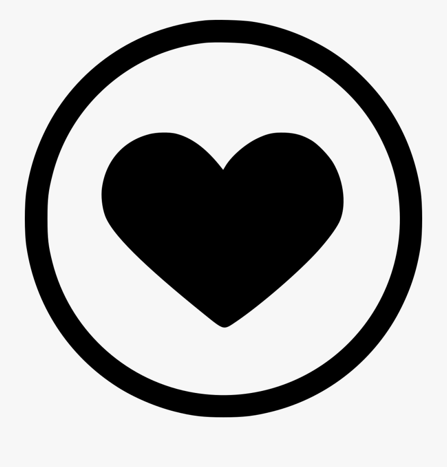 Heart,line Art,symbol,clip Art,black And White,circle,graphics - Heart, Transparent Clipart