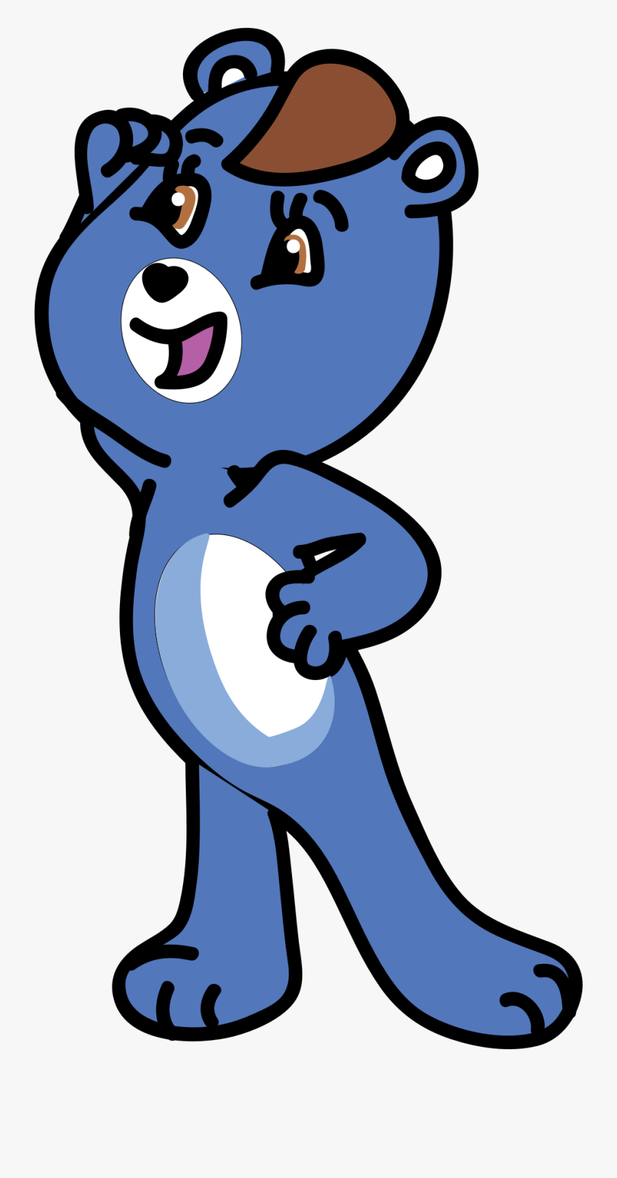 Gummy Bear Clip Arts - Cartoon Blue Gummy Bear, Transparent Clipart