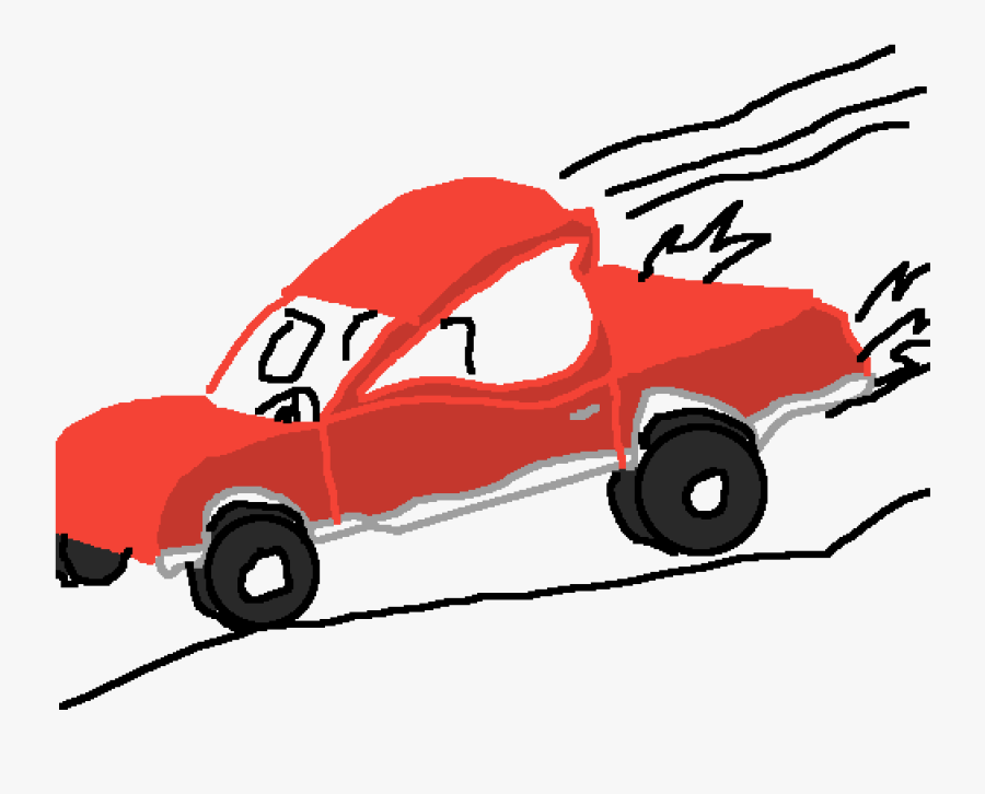 Speeding Car Clip Art, Transparent Clipart