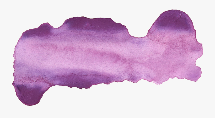 24 Purple Watercolor Brush Stroke - Png Brush Stroke Purple, Transparent Clipart