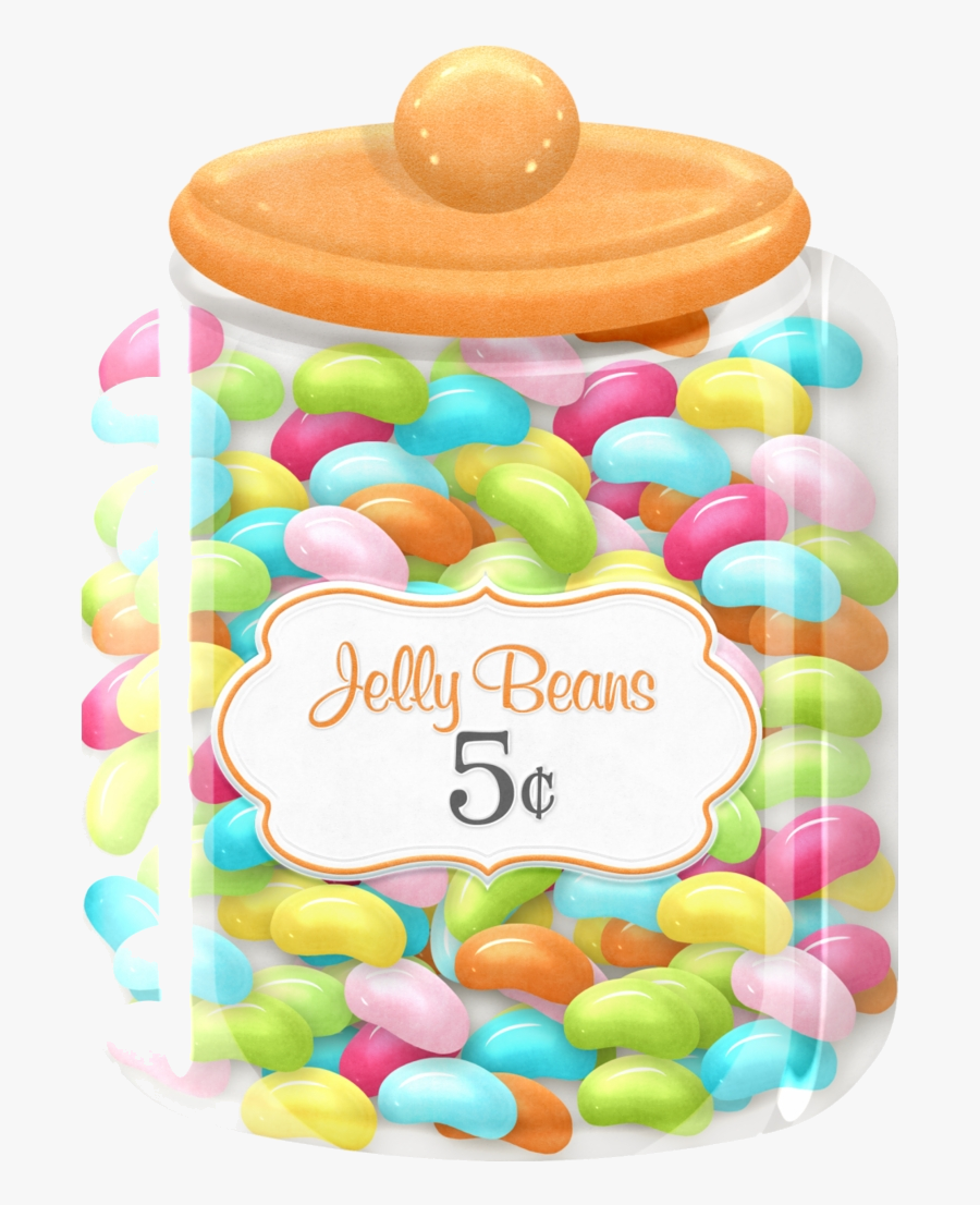 Jar Of Candy Clipart Jelly Beans Free Transparent Png - Jar Of Jelly Beans Clip Art, Transparent Clipart