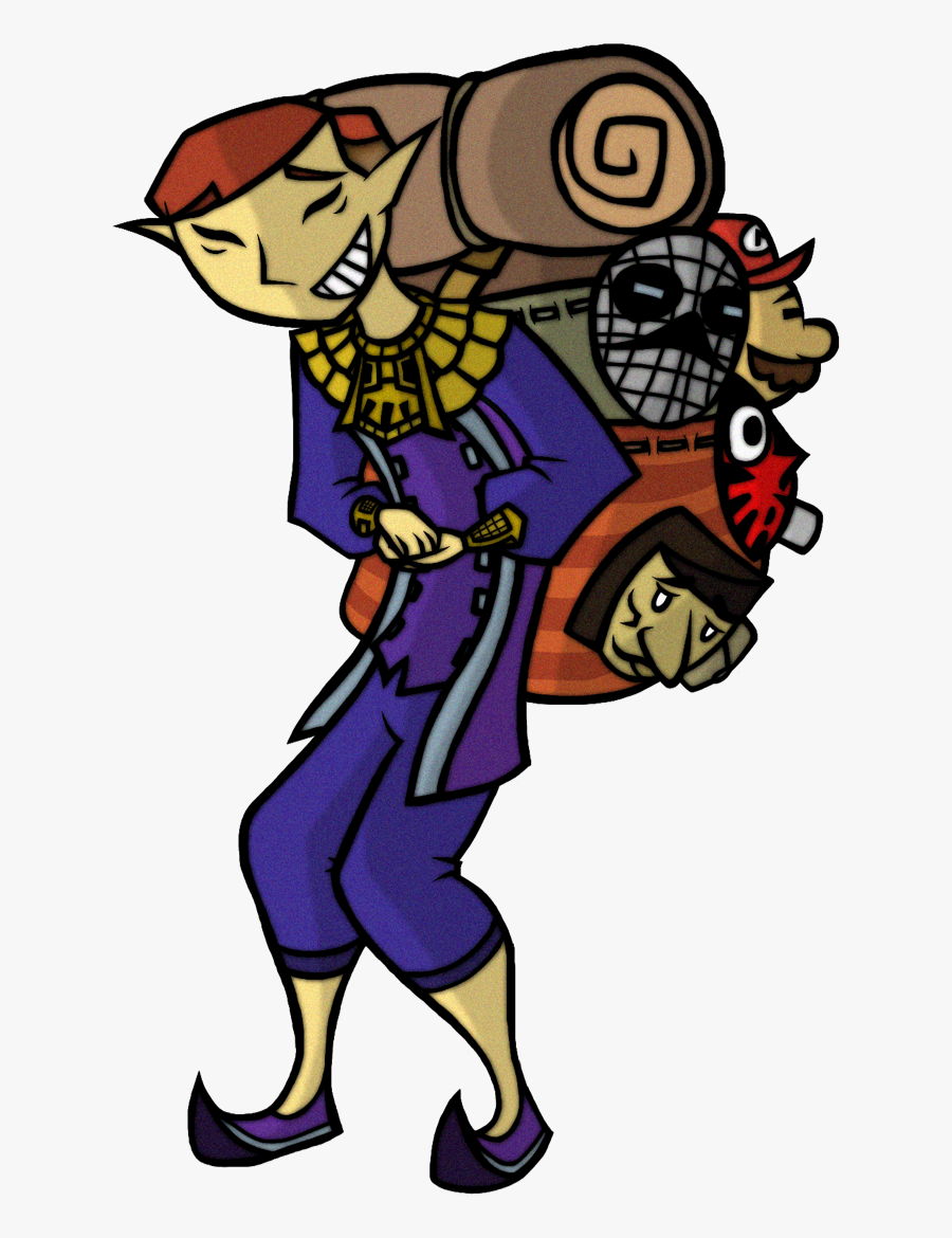 Transparent Happy Mask Salesman Png - Cartoon, Transparent Clipart
