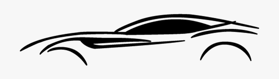 Ferrari California Silhouette Decal, Transparent Clipart