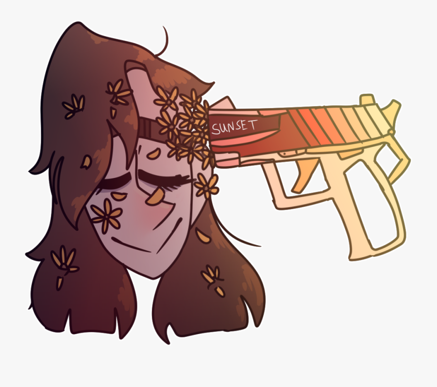 When Positivity Shoots You Lmao - Cartoon, Transparent Clipart