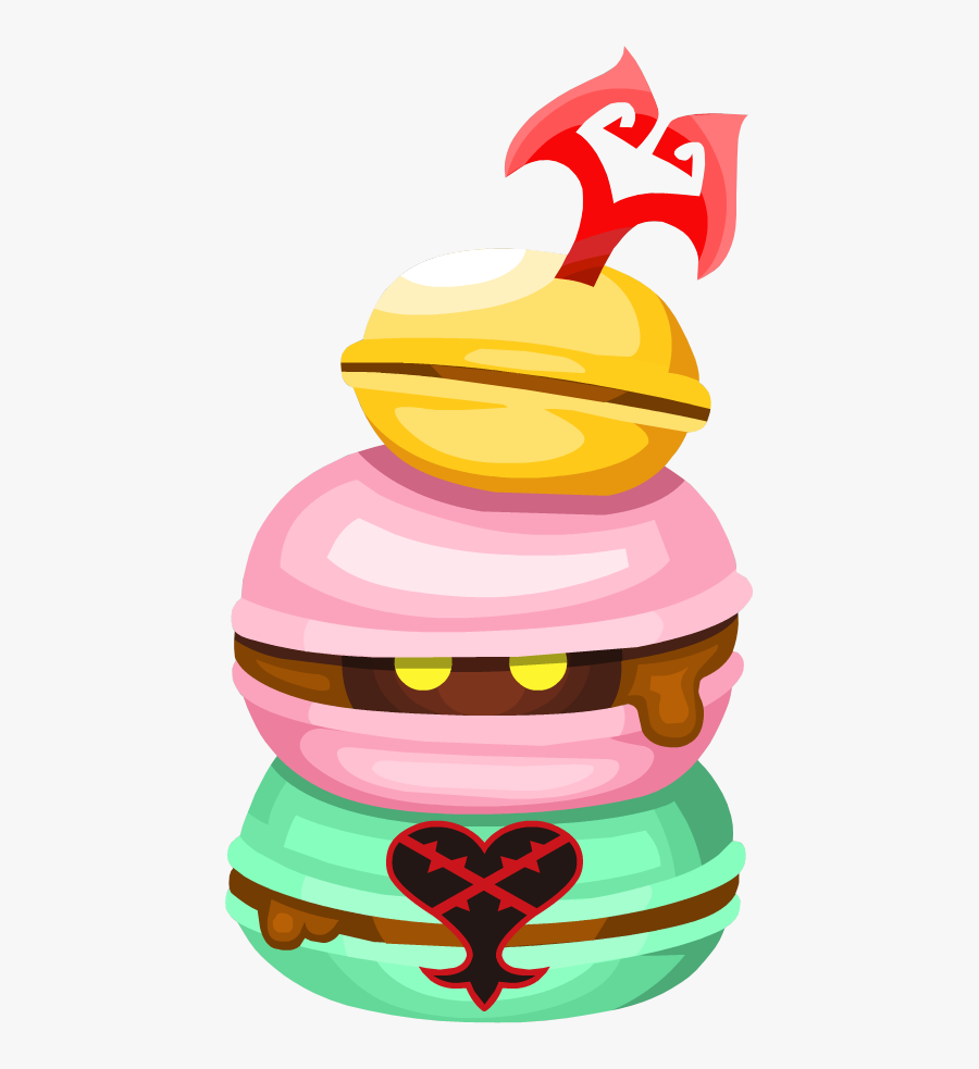 Bitter Macaron Khx - Kingdom Hearts Macarons, Transparent Clipart