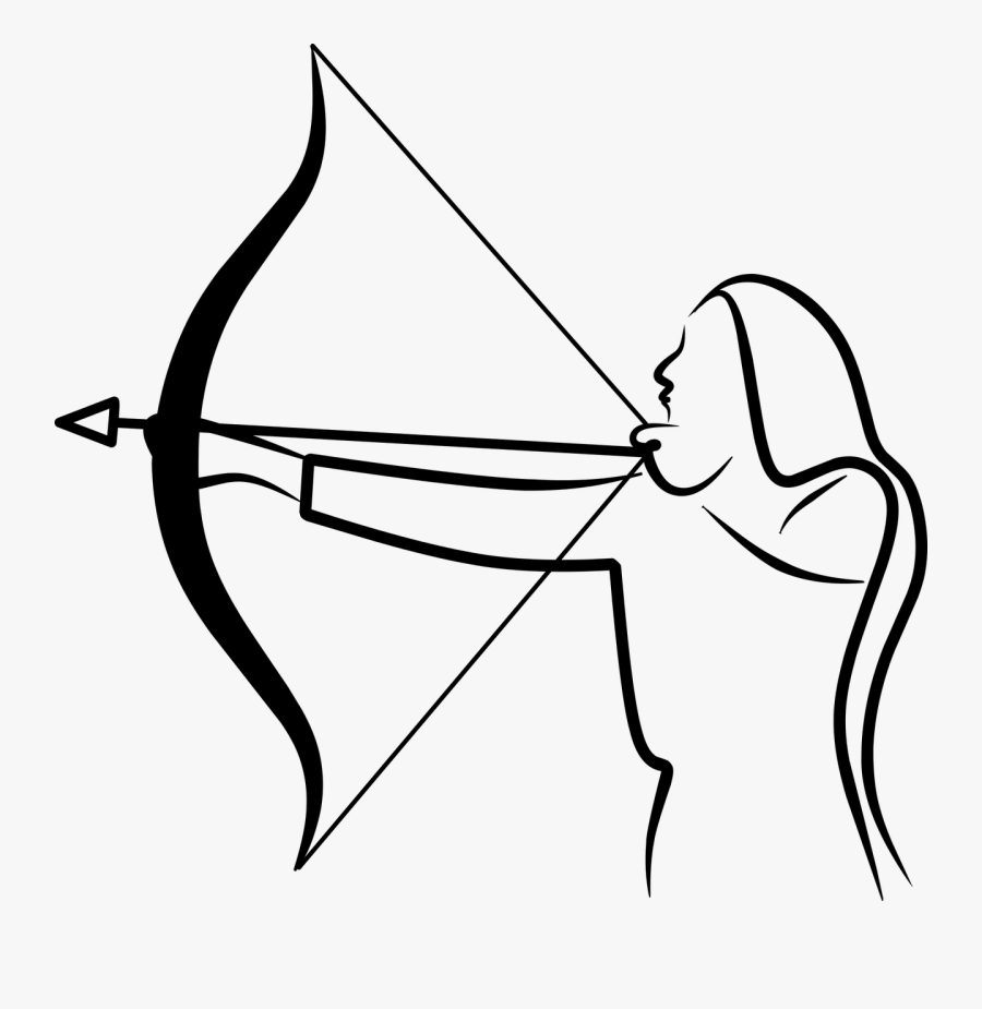 Designs Archer Aiming Free Photo - Desenho Arqueiro, Transparent Clipart