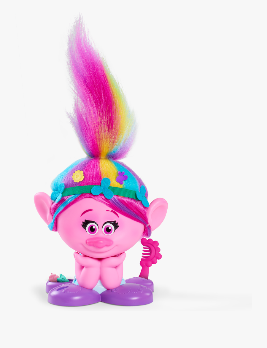 Trolls Poppy True Colors Styling Head, Transparent Clipart