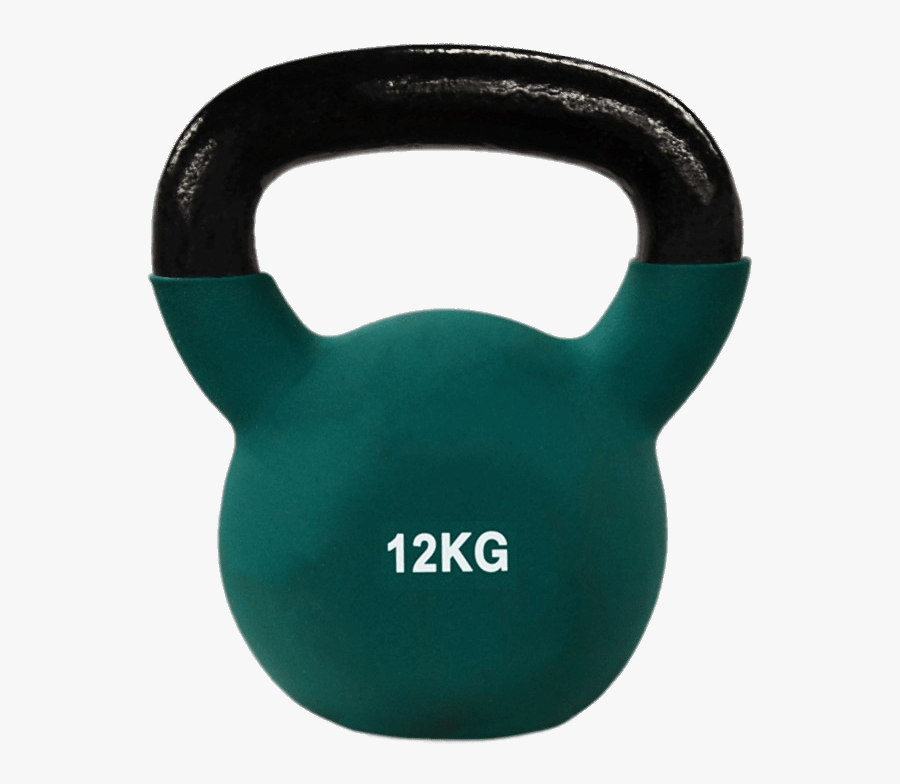 12kg Kettlebell - Green Kettlebell, Transparent Clipart