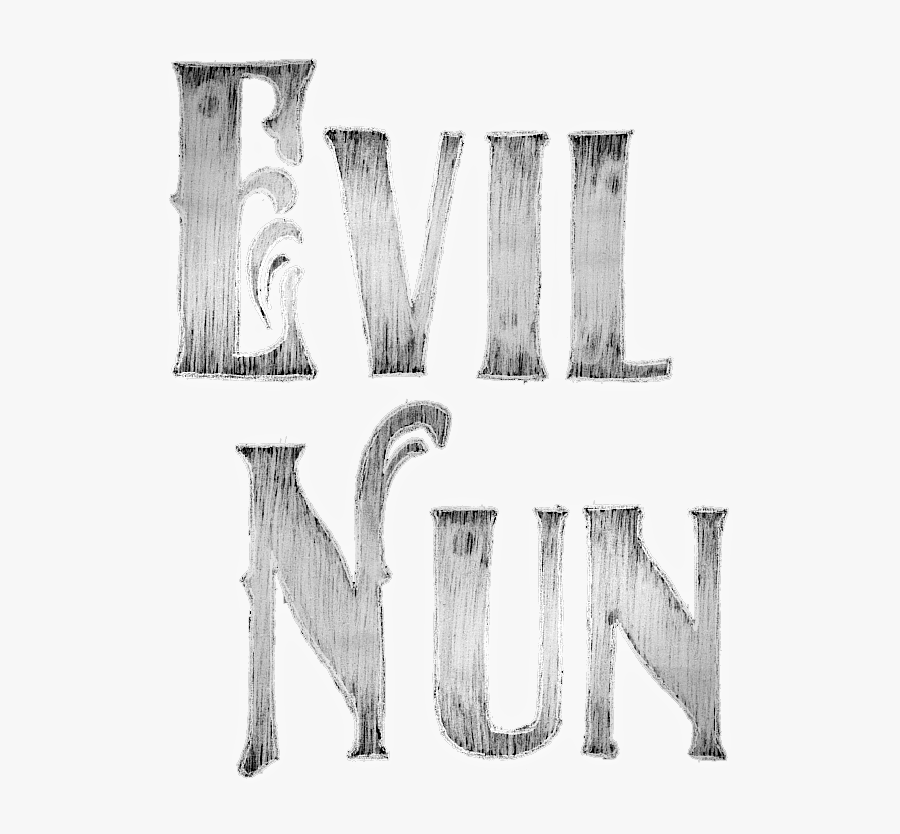 Evil Nun Game Logo, Transparent Clipart