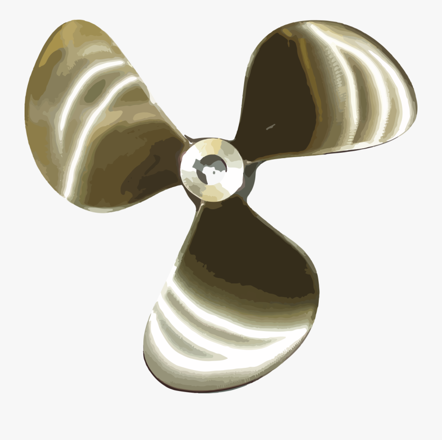 3 Blade Ship Propeller, Transparent Clipart