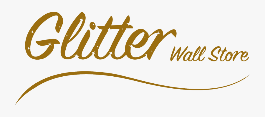 Glitter Logo, Transparent Clipart