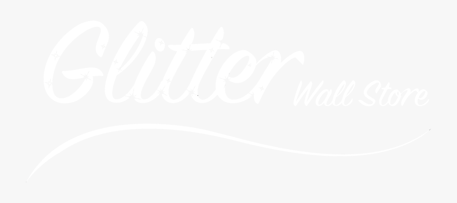 Glitter Wall Store Logo - Calligraphy, Transparent Clipart