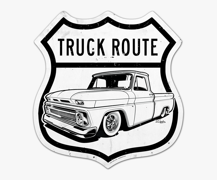 Chevrolet Vector Sin - Route 66 Logo Png, Transparent Clipart