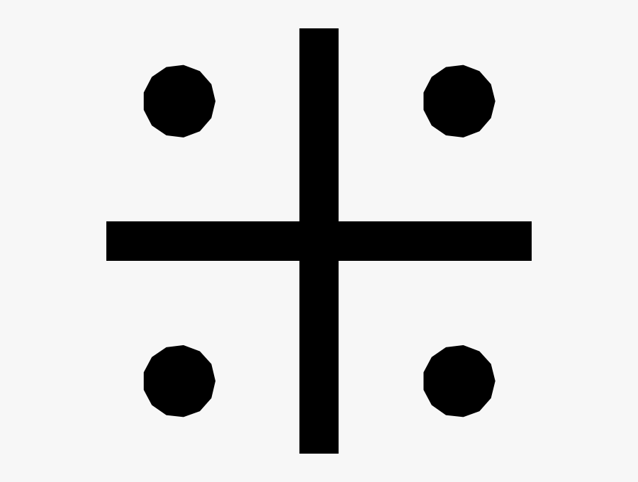 Free Vector Roch Awash International Maritime Map Symbol - Symbol For Rocks, Transparent Clipart