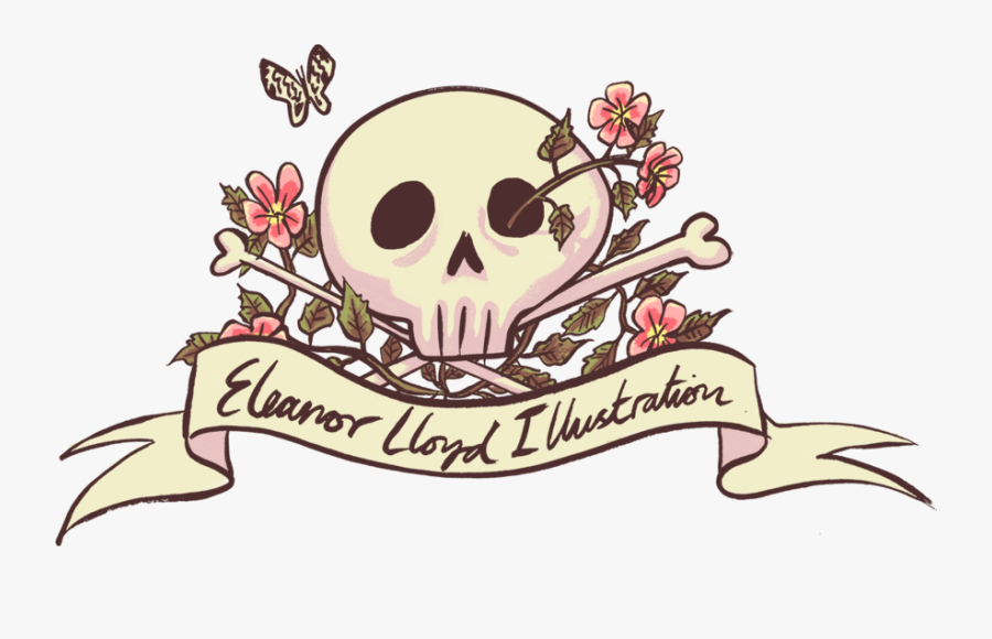 Skull, Transparent Clipart