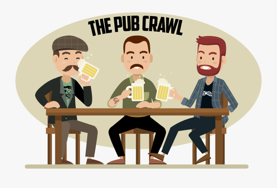 Pub Crawl - Cartoon, Transparent Clipart