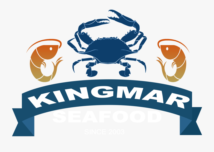 Blue Claw Crab Outline, Transparent Clipart