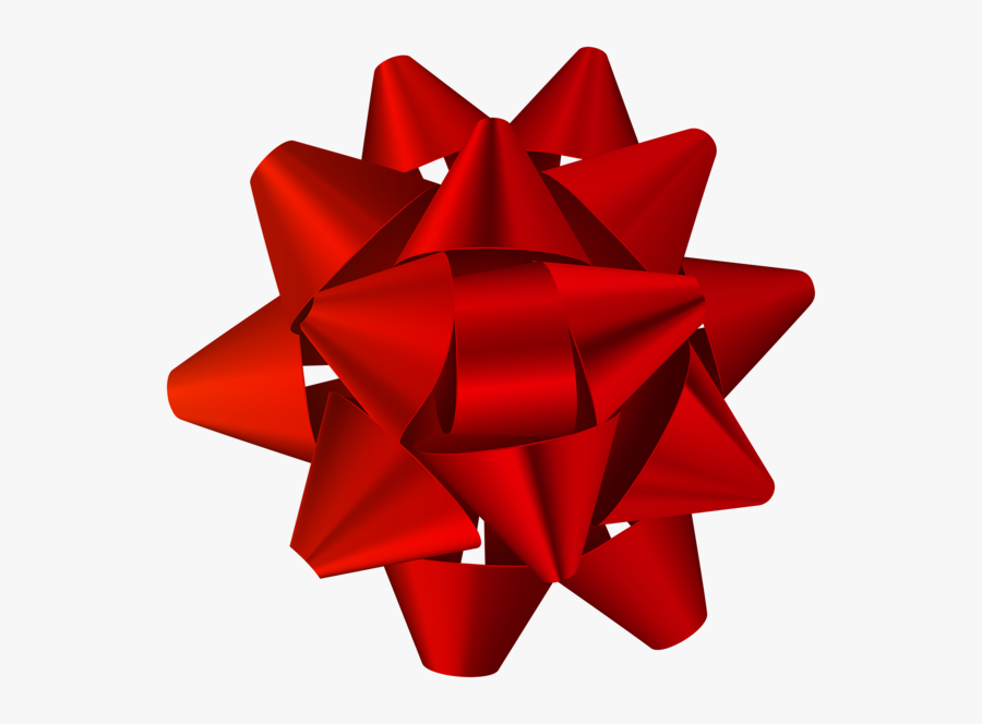 Transparent Red Bow Transparent Png - Origami, Transparent Clipart