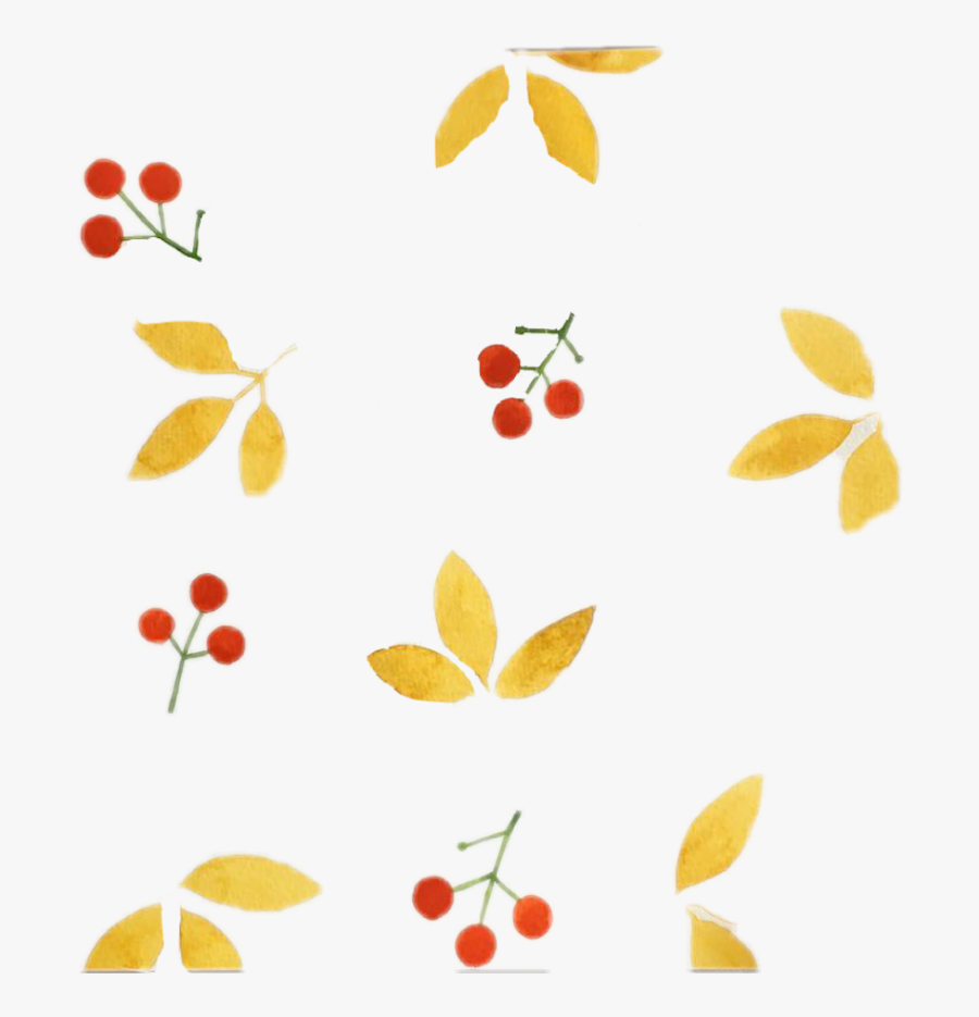 #freetoedit #cherries #gold #leaves #pattern #overlay, Transparent Clipart
