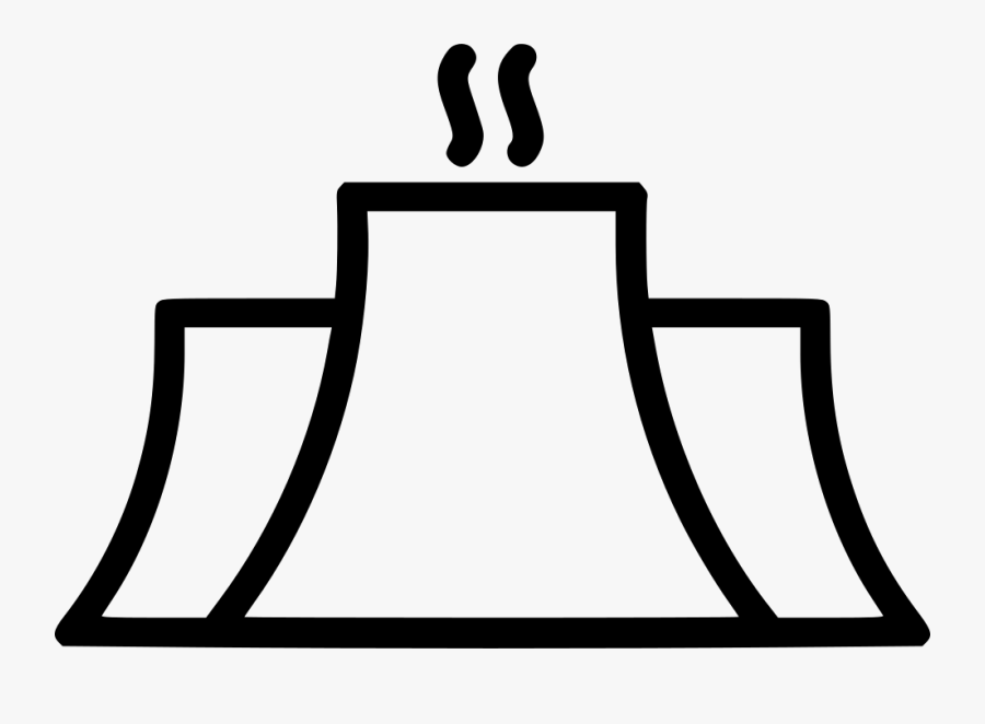 Power Plant Drawing - Coal Power Grid Icon, Transparent Clipart