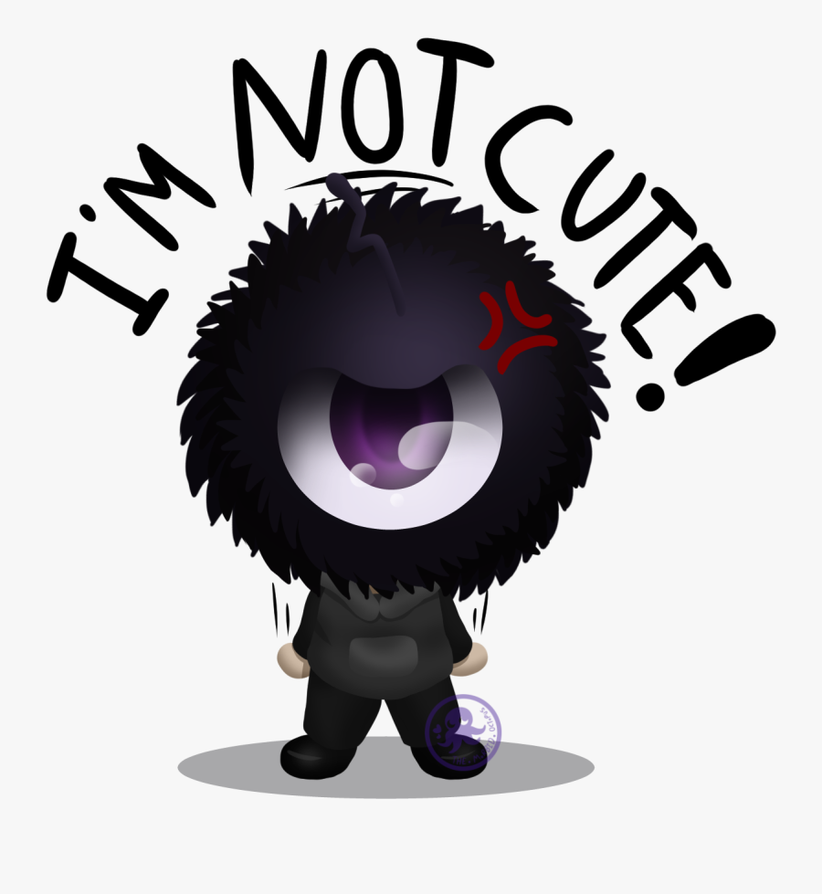 Angry Poofball - Illustration, Transparent Clipart