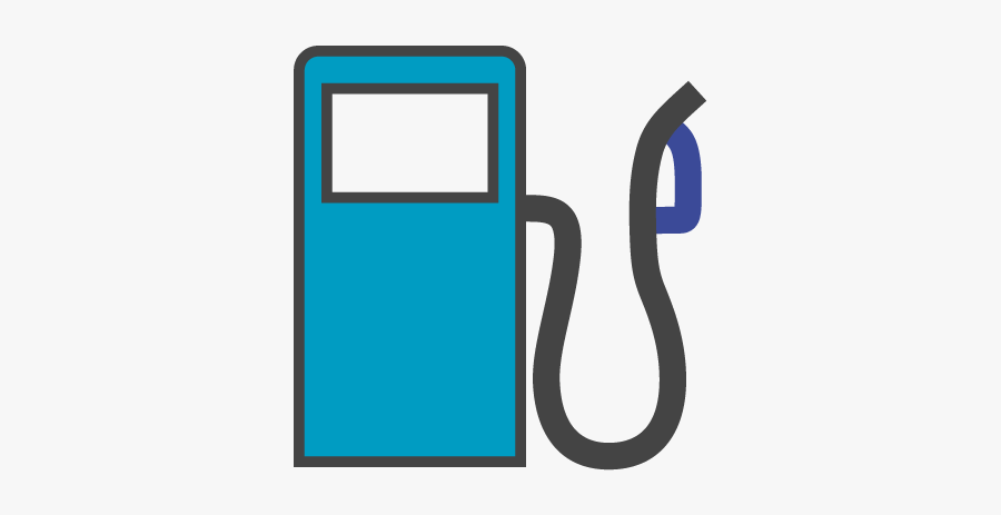 Blue Fuel Pump Icon, Transparent Clipart