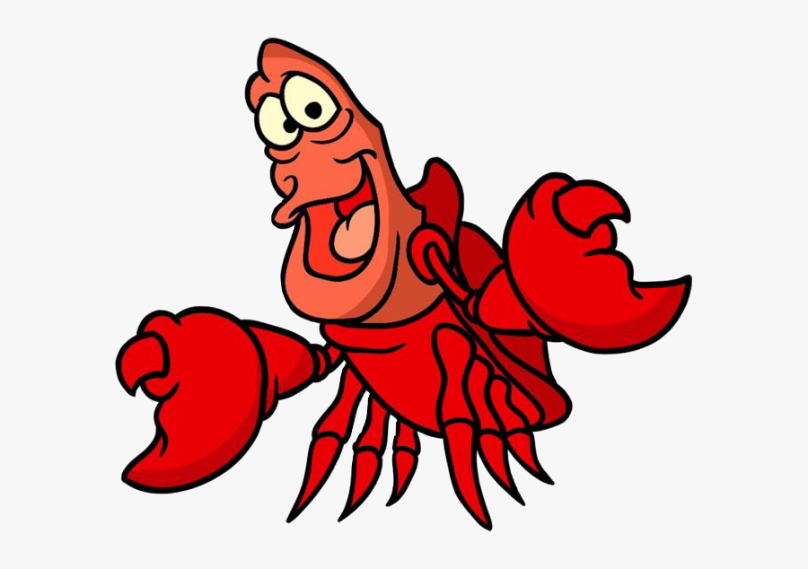 #ariel #sirenita #sebastian #cangrejo #freetoedit - Lobster From Little Mermaid, Transparent Clipart