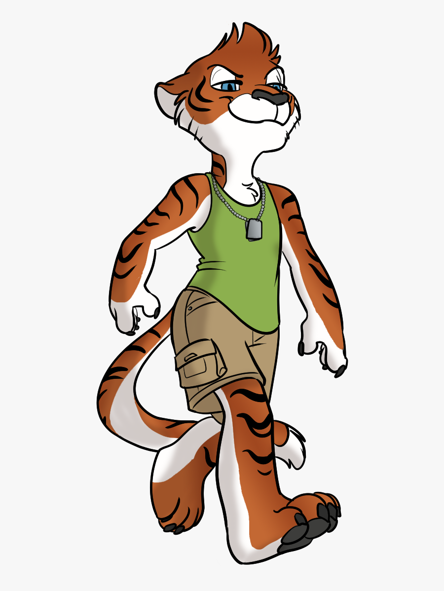 Sebastian Tiger - By Tato - Cartoon, Transparent Clipart