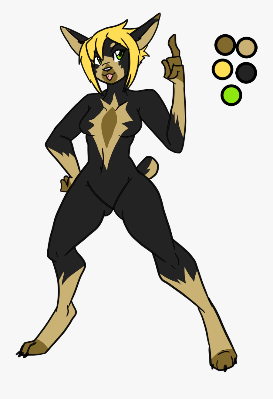 Amy, The Smart But Ditzy Doberman - Cartoon, Transparent Clipart