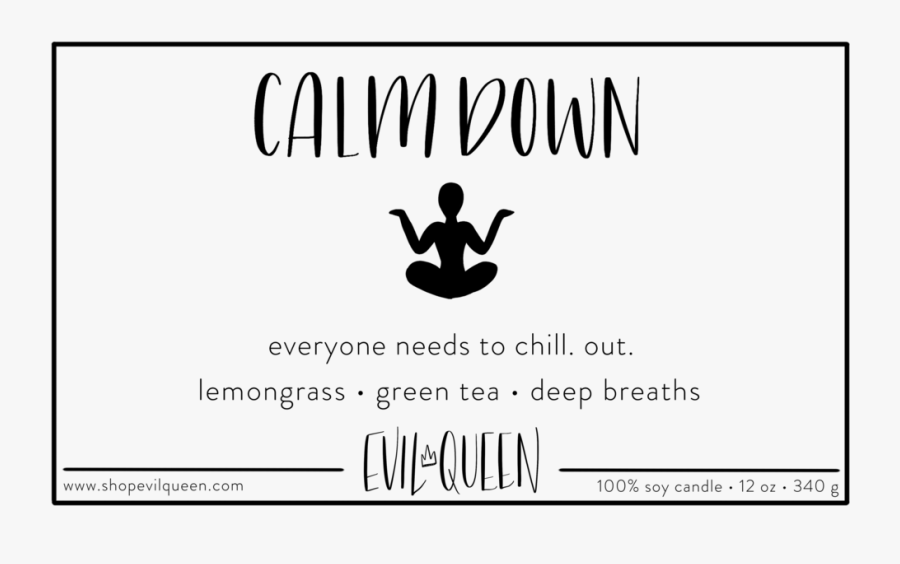 Clip Art Calm Down Images - Calm Down, Transparent Clipart