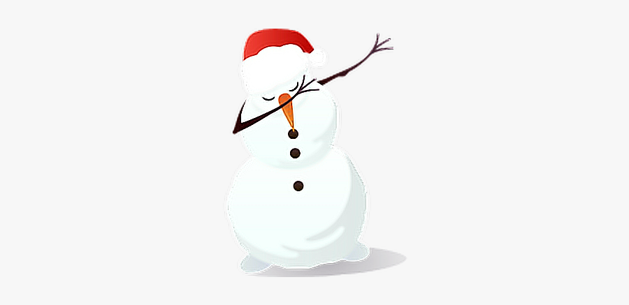 #ftestickers #snowman #dab #dance #christmas @danial8986 - Snowman, Transparent Clipart