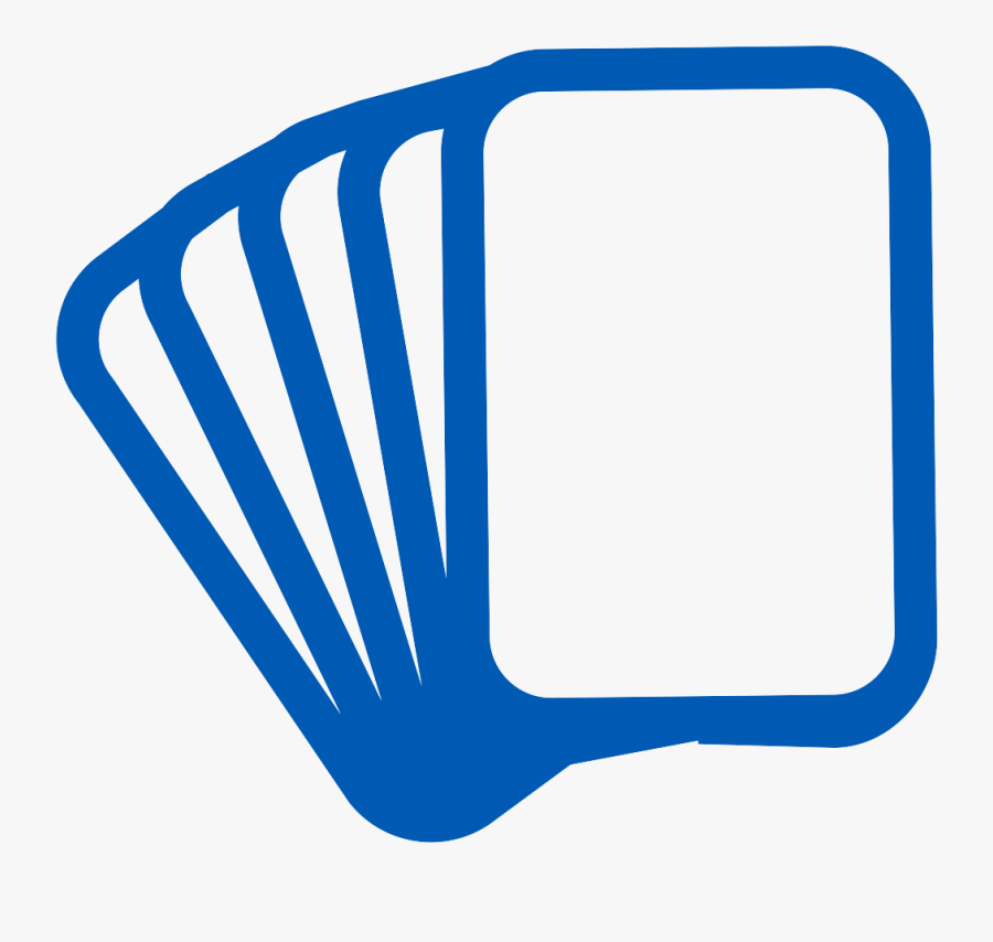 Flash Cards - Card Game Icon Png, Transparent Clipart