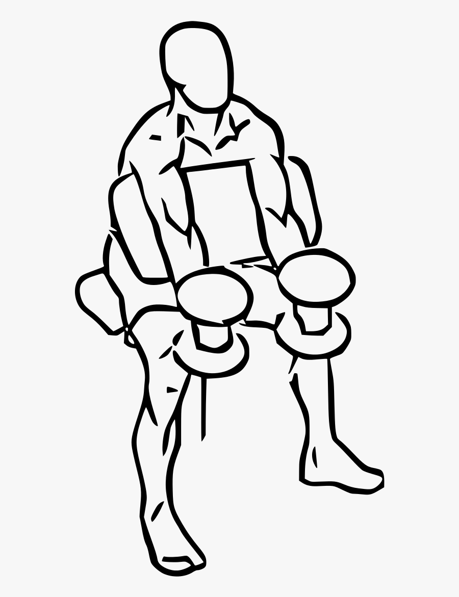 Preacher Curl Dumbbell Leg, Transparent Clipart
