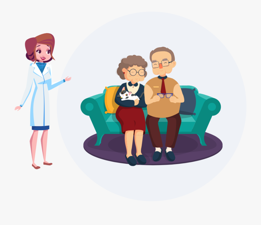 Comprehensive Eye Test Home - Old Age, Transparent Clipart