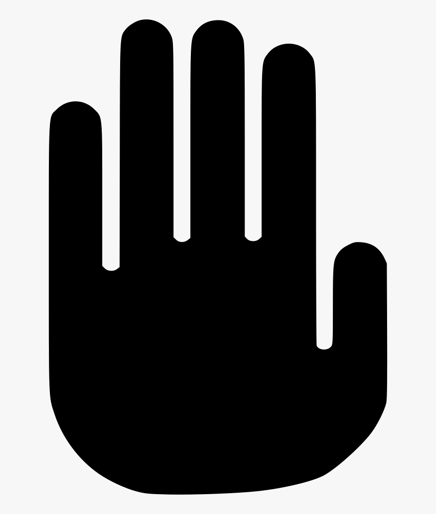 Graphic Transparent Library Stop Hand Clipart - Stop Hand Icon Png, Transparent Clipart