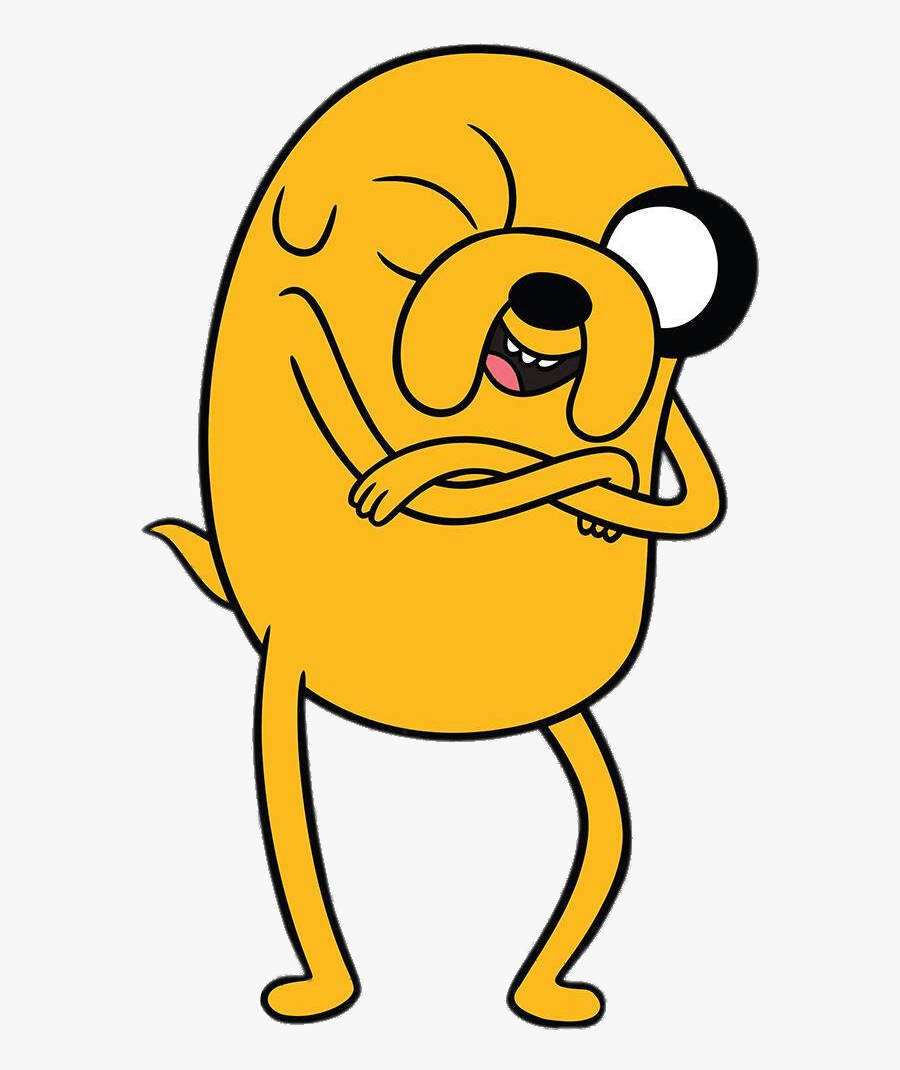 Adventure Time Jake The Dog Blinking - Cartoon Jake From Adventure Time, Transparent Clipart