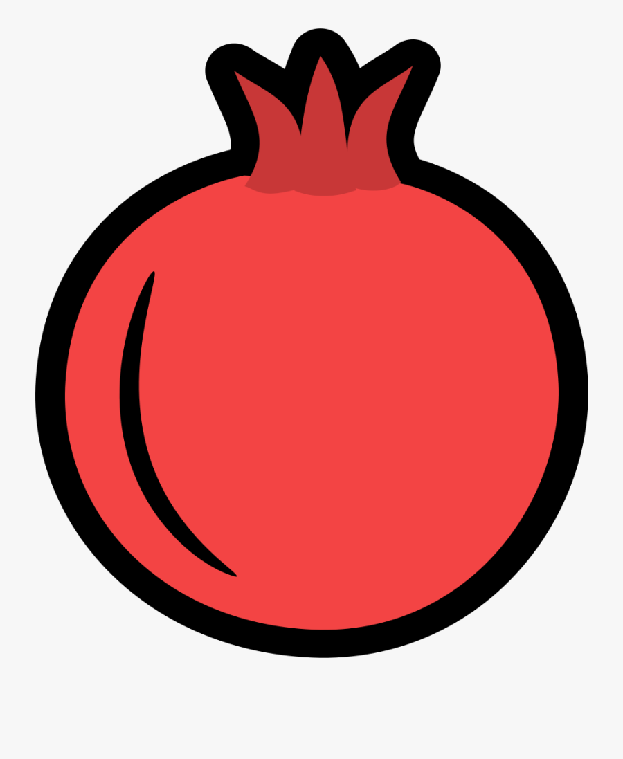 Pomegranate Icon - Cartoon Clipart Apple Png, Transparent Clipart