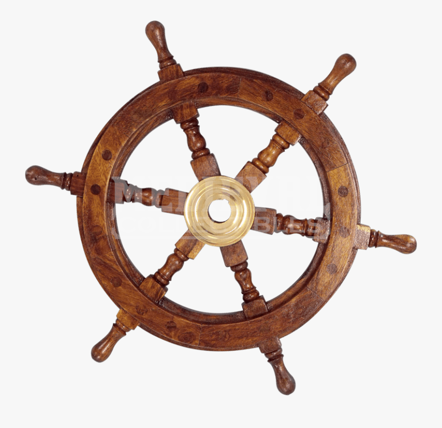 Ship Wheel Png - Wooden Ship Wheel Png, Transparent Clipart