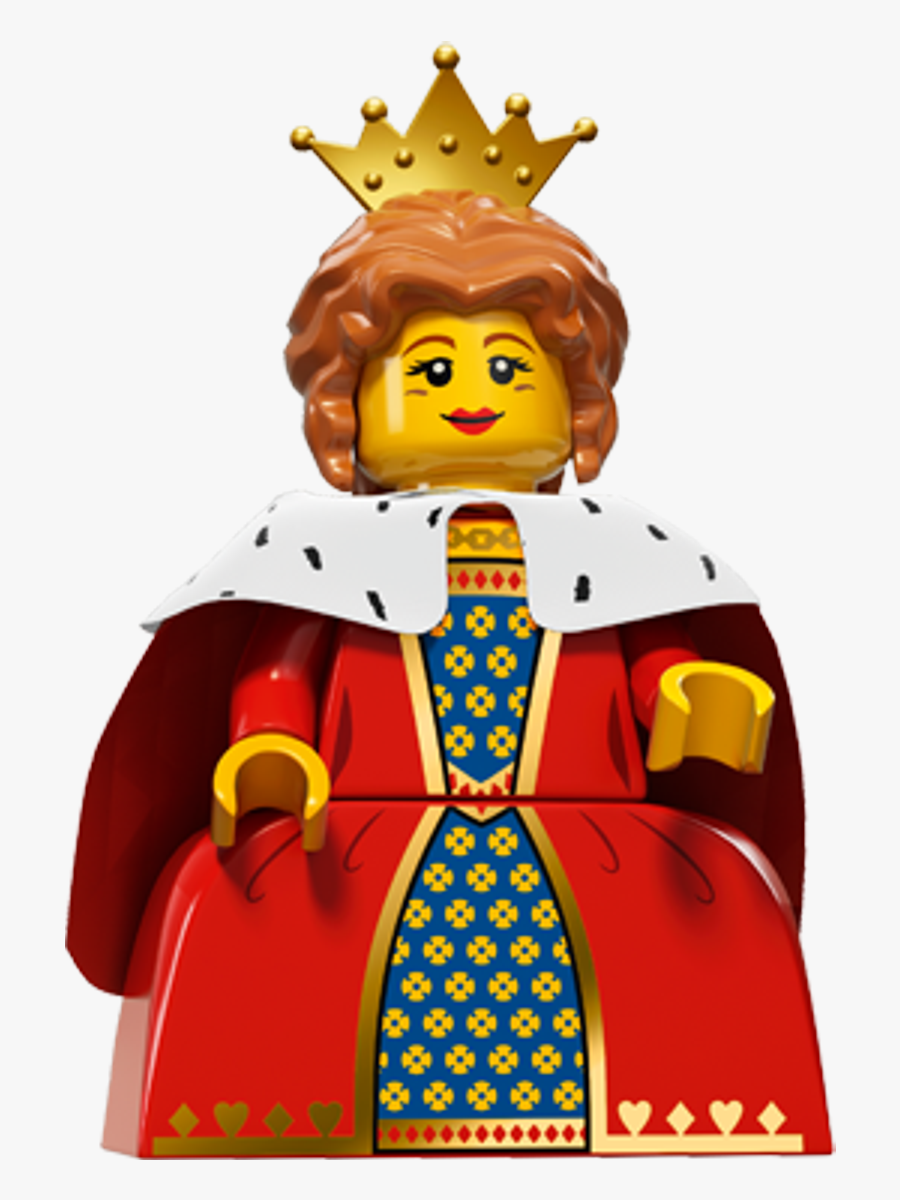 Lego Queen Minifigure, Transparent Clipart